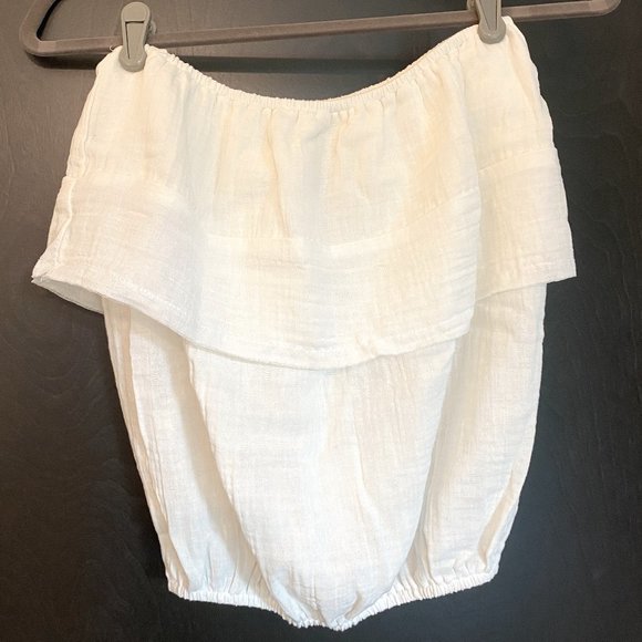 Jen's Pirate Booty Strapless Crop Top SZ MD/LG - Picture 4 of 7